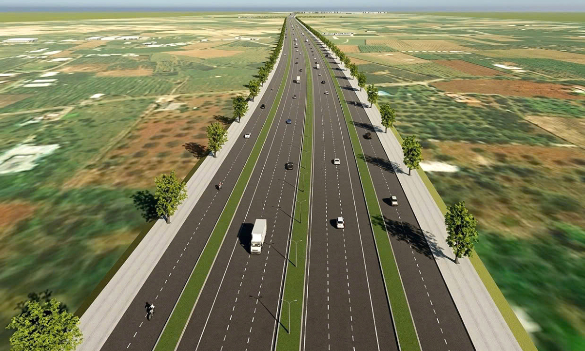 Hơn 44.000 tỷ đồng xây 42 km cao tốc Long Thành - Hồ Tràm