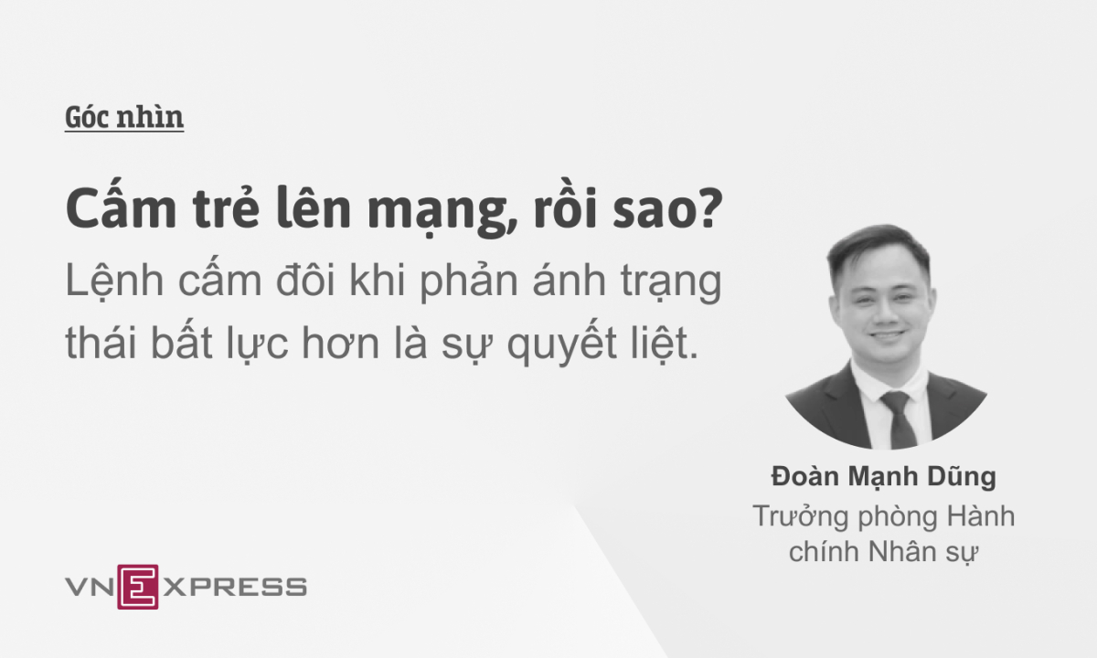 Cấm trẻ lên mạng, rồi sao?