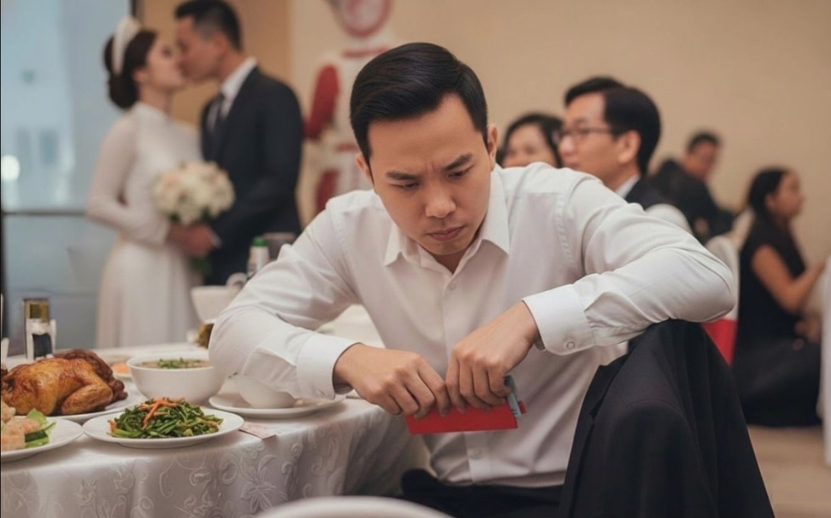 Chê cỗ cưới chán dù bỏ 500 K tiền mừng