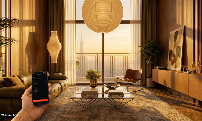 Căn hộ Lusso d'Arte tích hợp công nghệ nhà thông minh