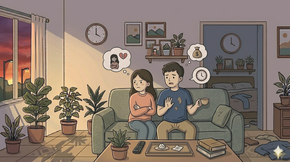 Vợ chê nhà tôi tự mua nhỏ, ở khu thu nhập thấp, không thoải mái