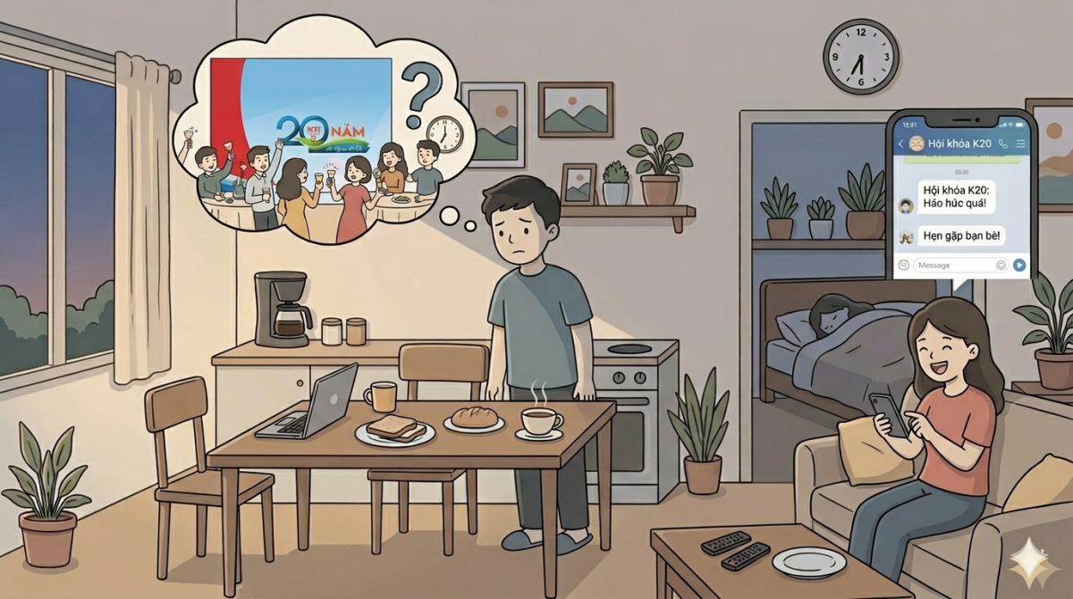 Lo vợ gặp lại bạn trai cũ nếu tham gia hội khóa