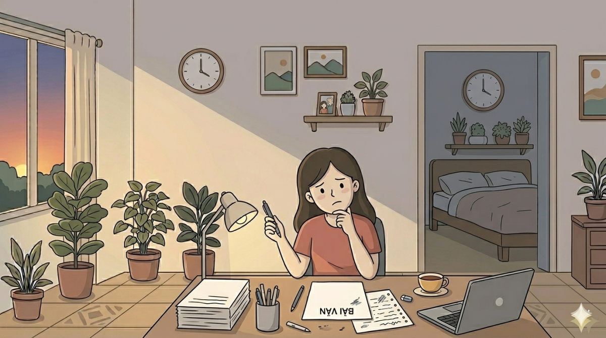 Con muốn thi chuyên Văn nhưng đầu trống rỗng mỗi khi làm bài