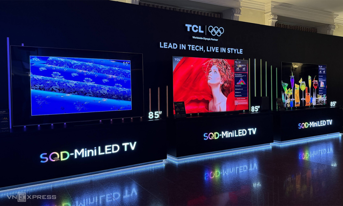 TCL mang TV công nghệ RGB và SQD-Mini LED về Việt Nam