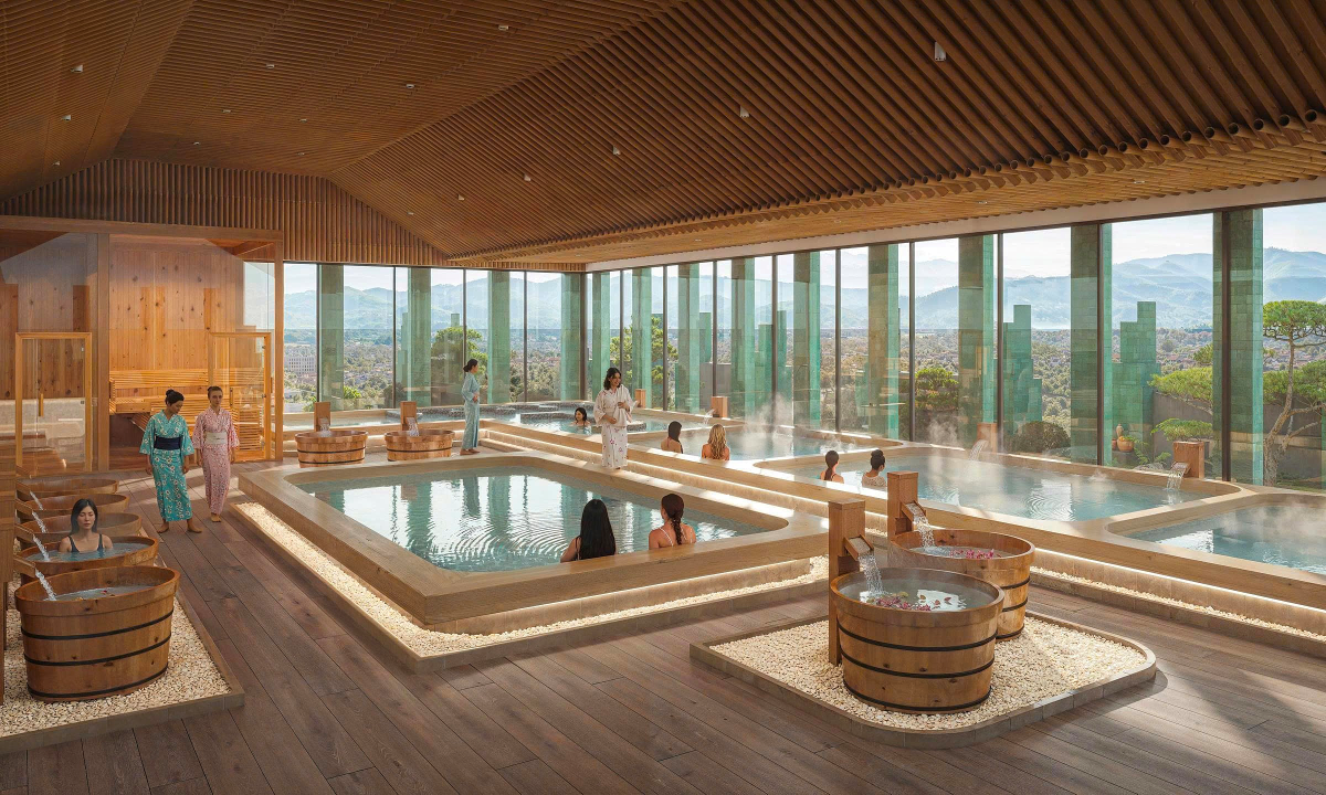 Bất động sản tích hợp trị liệu khoáng nóng tăng sức hút