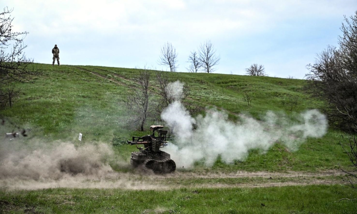 Tham vọng thay thế bộ binh bằng robot của Ukraine