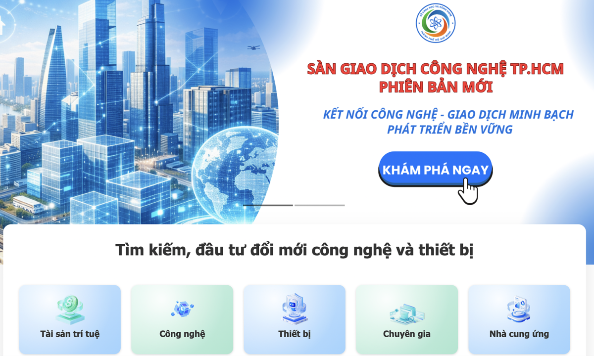 Những điểm mới của Sàn giao dịch công nghệ TP HCM