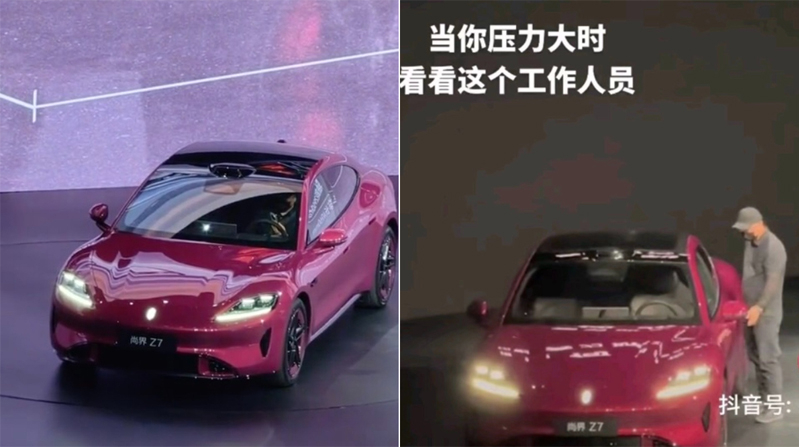 Ôtô Huawei không thể di chuyển ngay buổi ra mắt