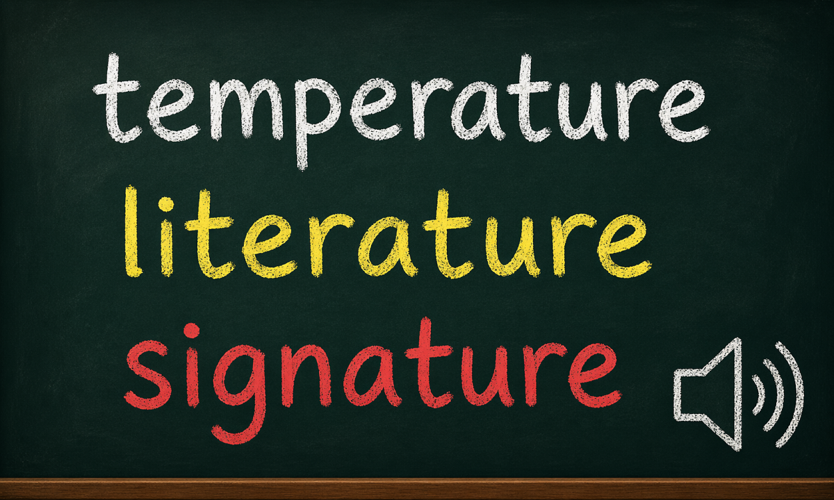 Thử thách phát âm 3 từ tiếng Anh đuôi -ture