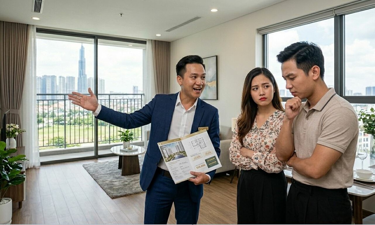 Dĩnh bẫy 'cò' đất bán cắt lỗ chung cư 80 triệu một m2