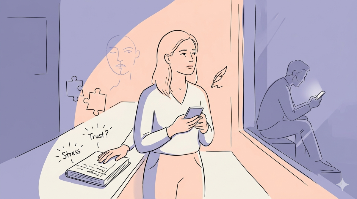 Nghi ngờ chồng phản bội khi mới cưới hơn nửa năm