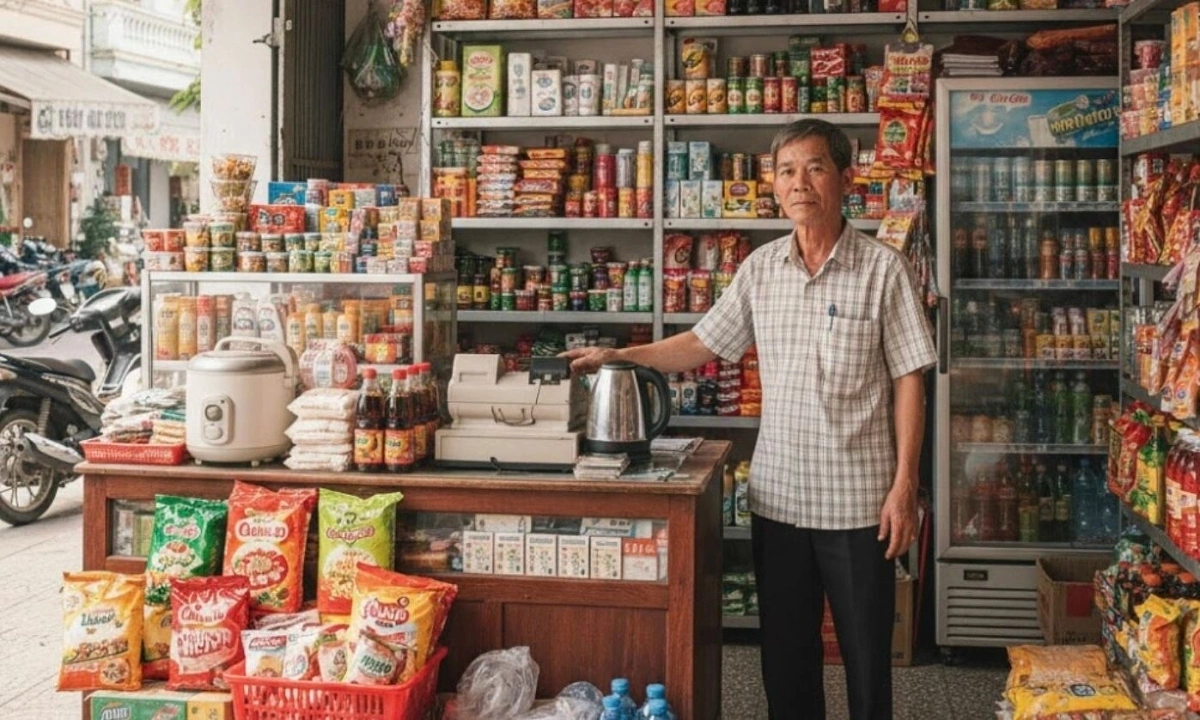 Chủ tiệm tạp hóa 60 tuổi không ngại đóng thuế, chỉ e thủ tục