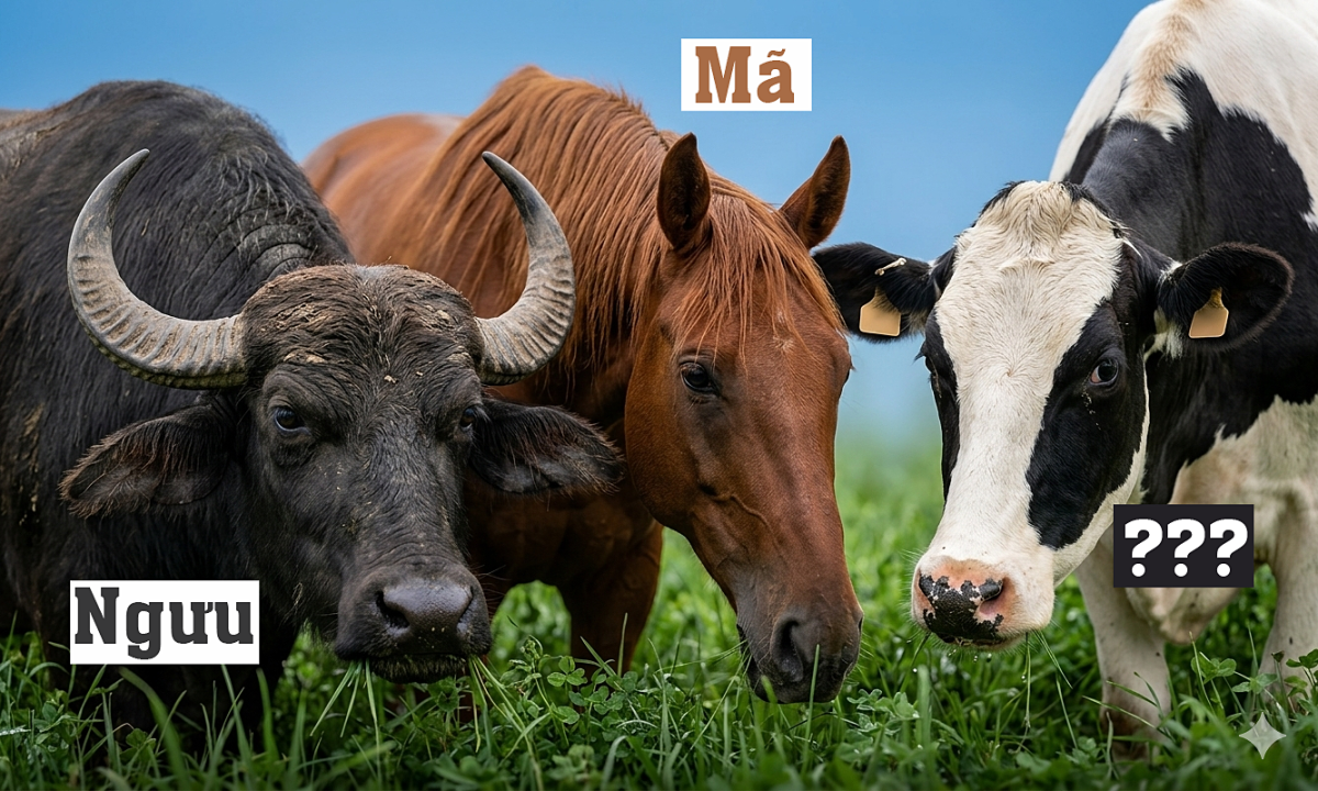 Ngưu là trâu, ngựa là mã, vậy bò gọi là gì?