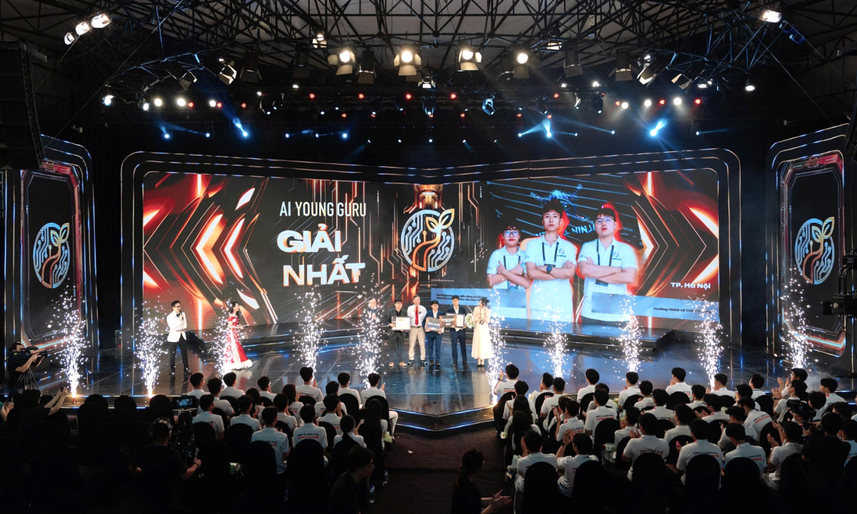 Nền tảng kết hợp trí tuệ nhân tạo - game đoạt giải AI cho học sinh