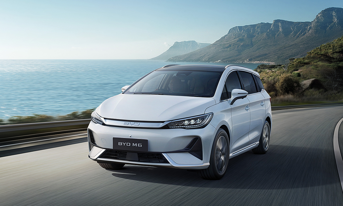 Chất thực dụng trên MPV 7 chỗ thuần điện BYD M6