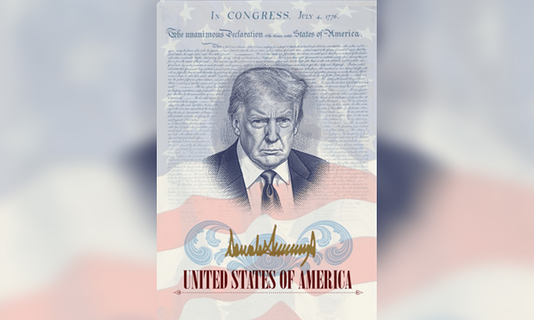 Mỹ sẽ phát hành hộ chiếu in hình ông Trump