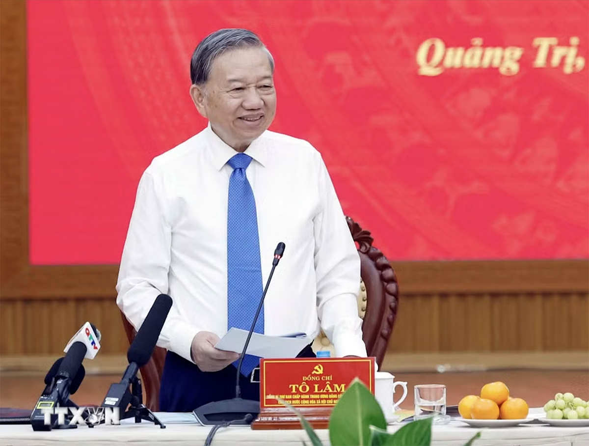 Tổng Bí thư, Chủ tịch nước Tô Lâm: Quảng Trị xác định chiến lược 'vươn Đông tỏa Tây'