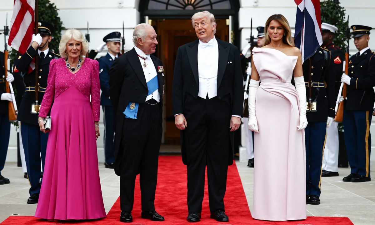 Quốc yến ông Trump chiêu đãi Vua Anh