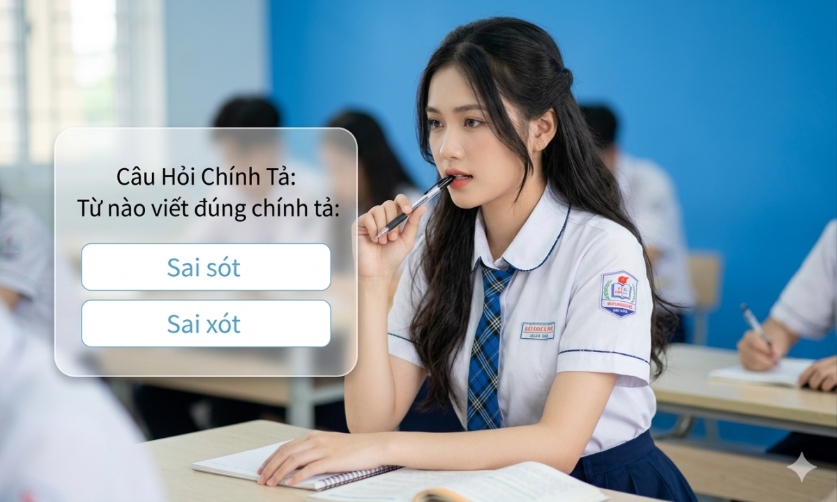 Sai sót hay sai xót mới đúng chính tả?