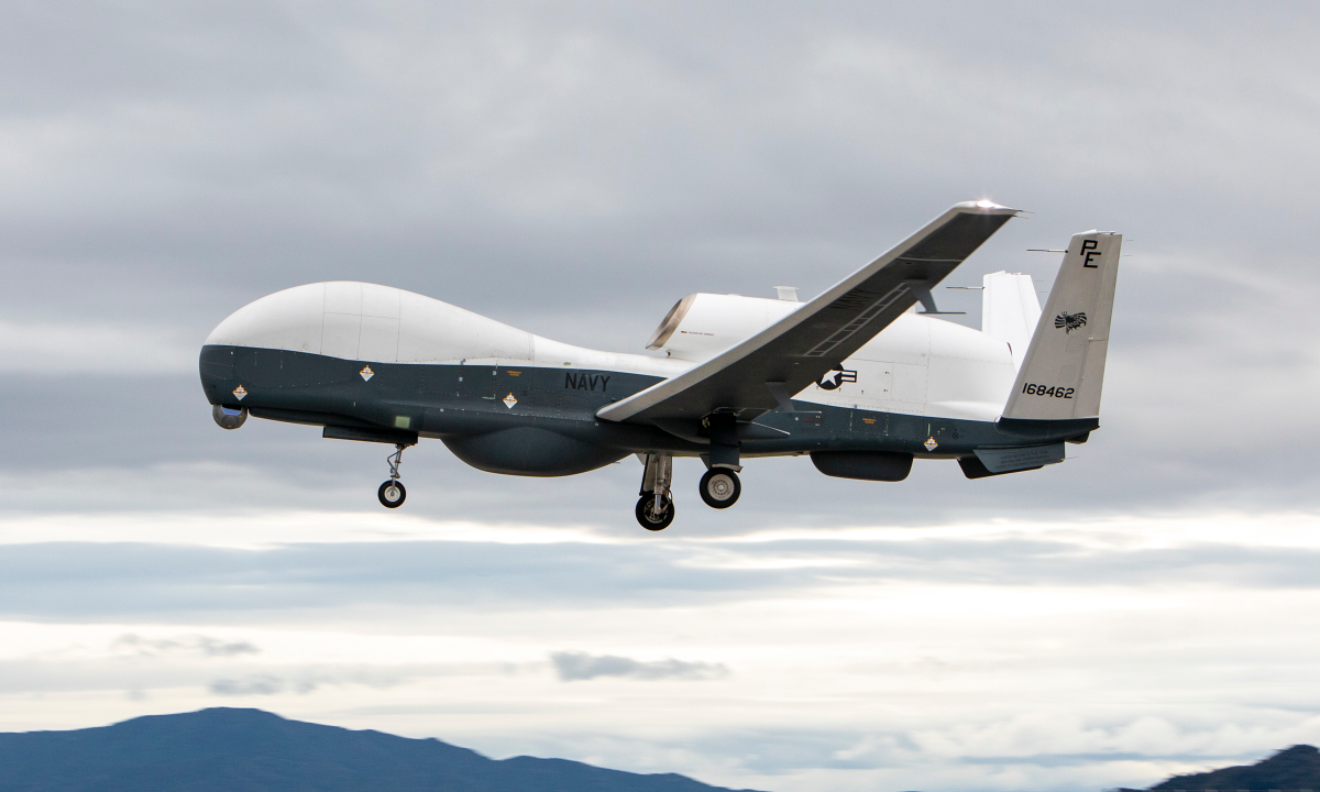 UAV hơn 200 triệu USD của Mỹ hư hại khi đang bay