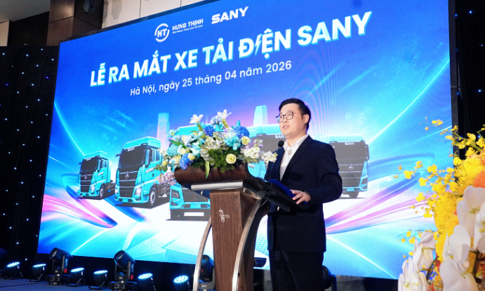 Xe tải điện Sany có nhà phân phối tại Việt Nam