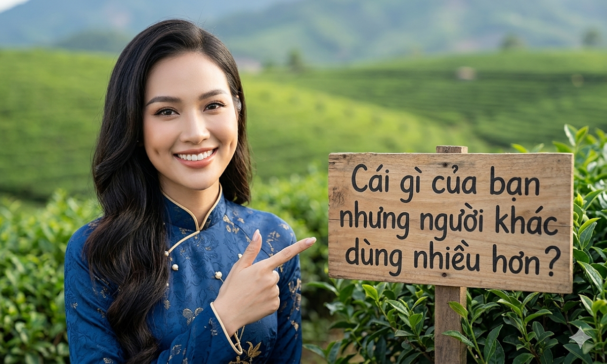 Cái gì của bạn nhưng người khác dùng nhiều hơn?
