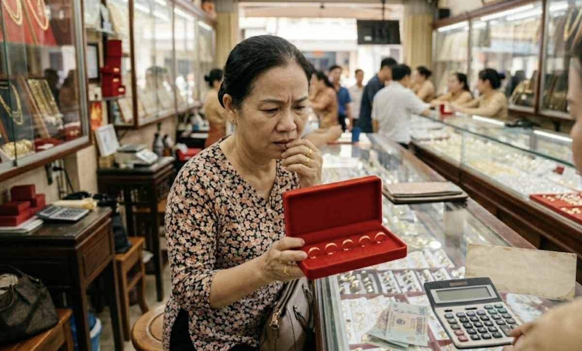 Tôi lỡ mua 5 cây vàng không hóa đơn