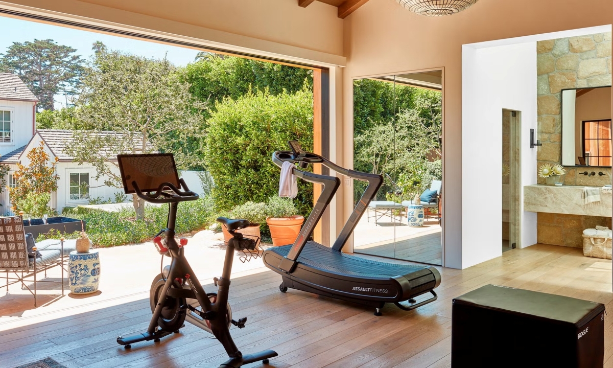 Xu hướng phòng gym tại nhà kết hợp không gian phục hồi