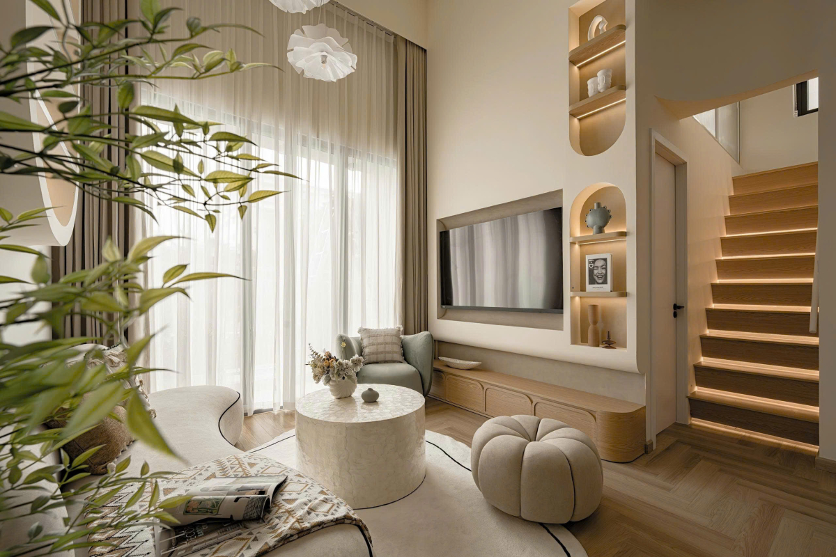 1 tỷ đồng 'lột xác' căn duplex 75 m2 theo phong cách Korean Chic