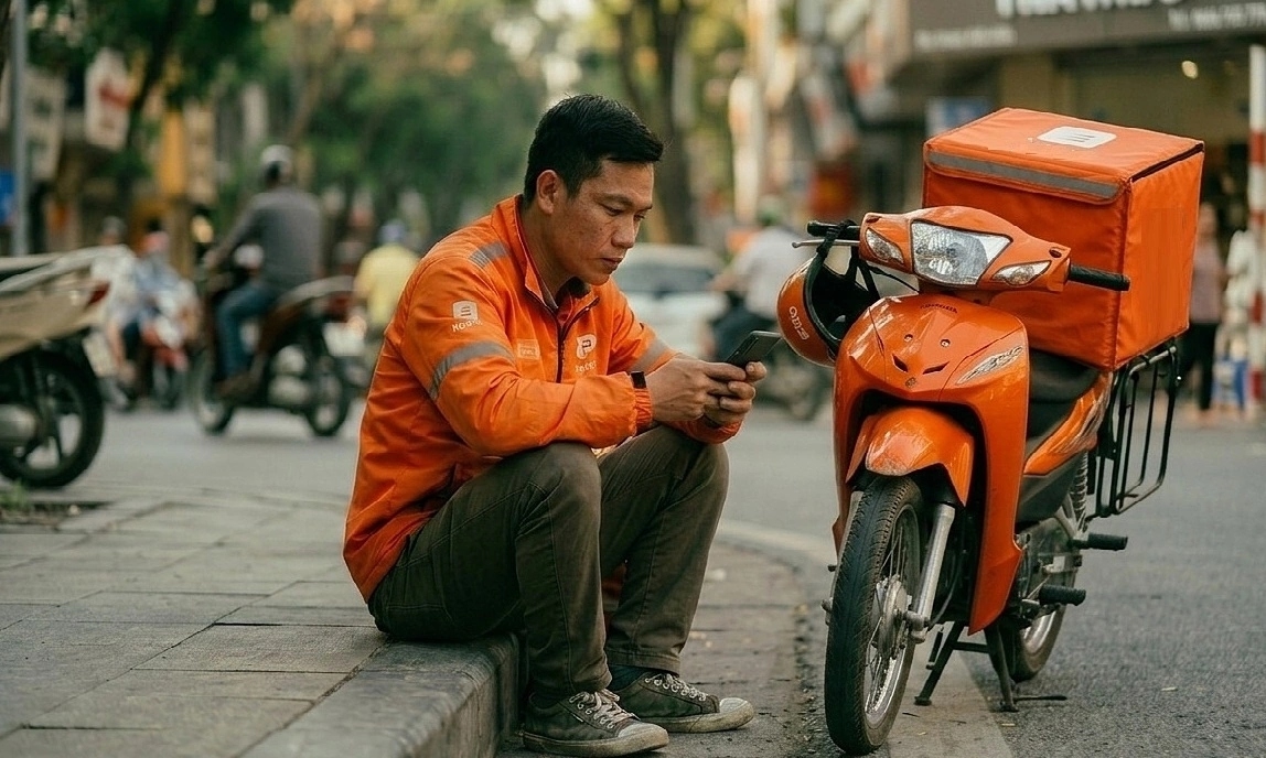Cử nhân quản trị kinh doanh làm shipper sau ba tháng thất nghiệp