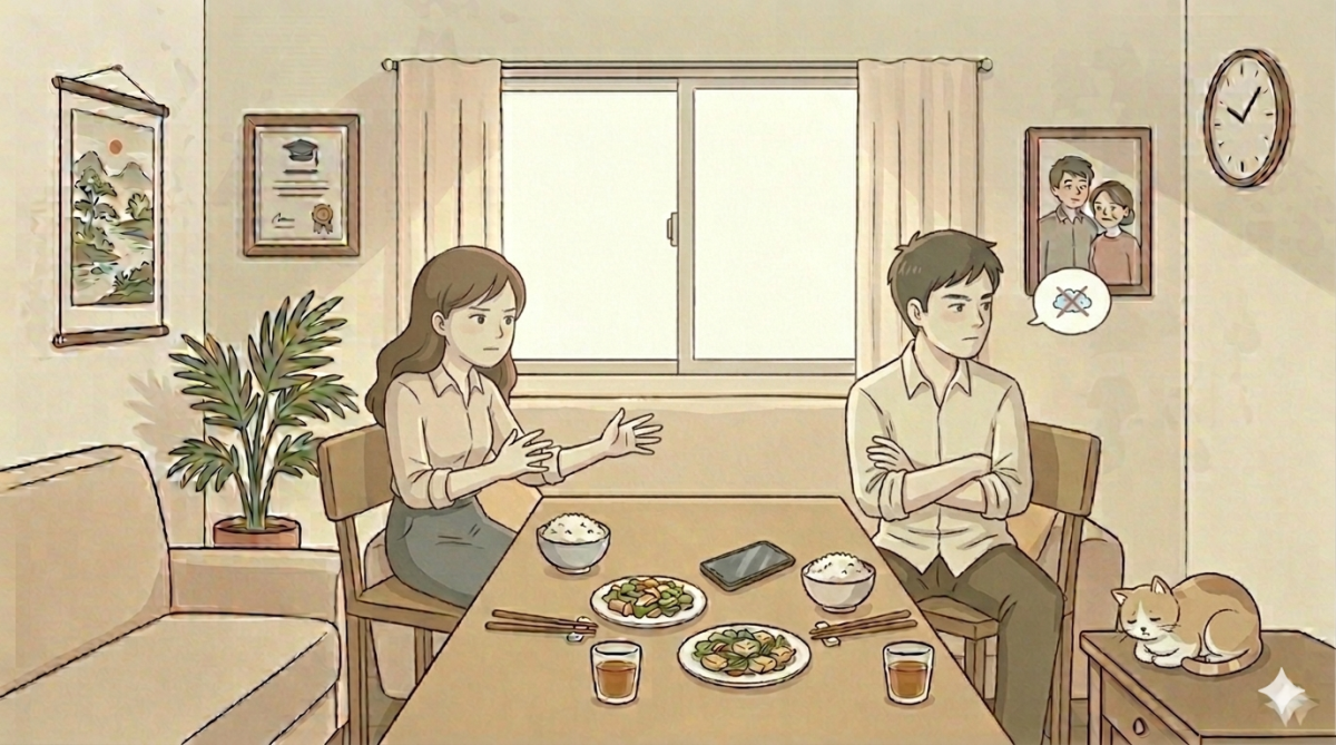 Chồng coi tôi như không khí mỗi khi giận dỗi