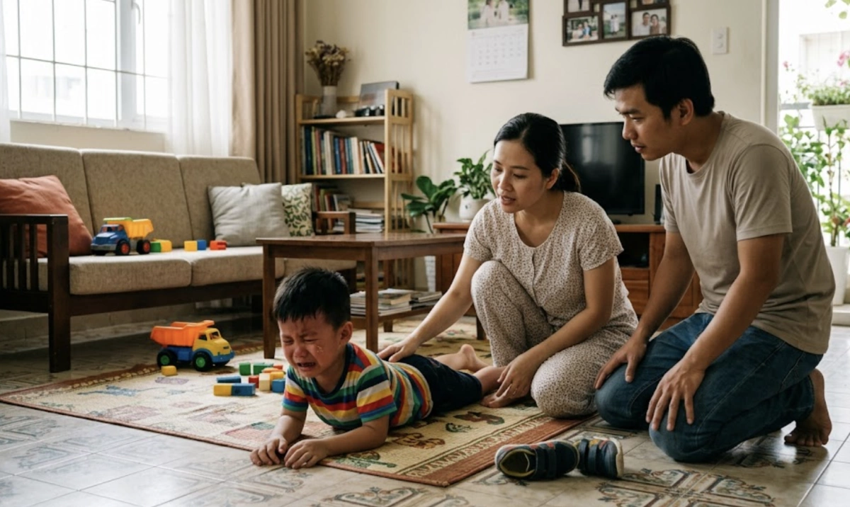 Tôi tỉnh ngộ sau những lần bạt tai 'để con nín khóc'