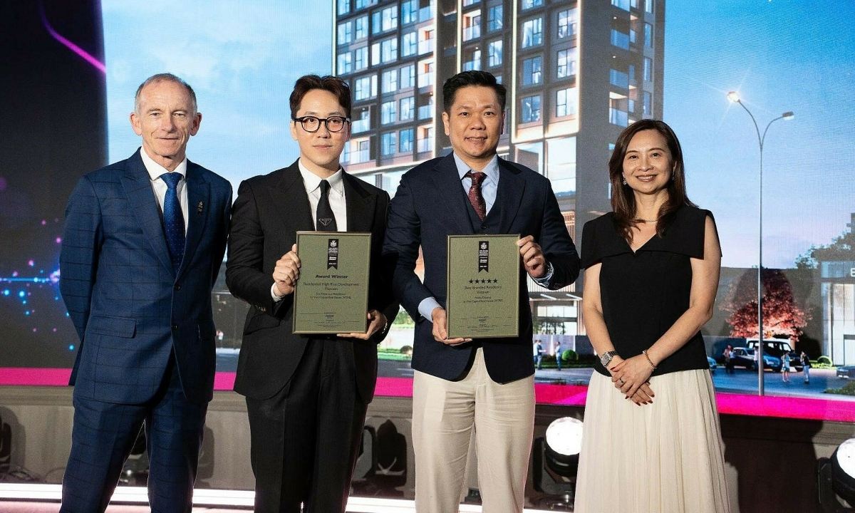 VCRE nhận giải thưởng về bất động sản hàng hiệu, kiến trúc cao tầng