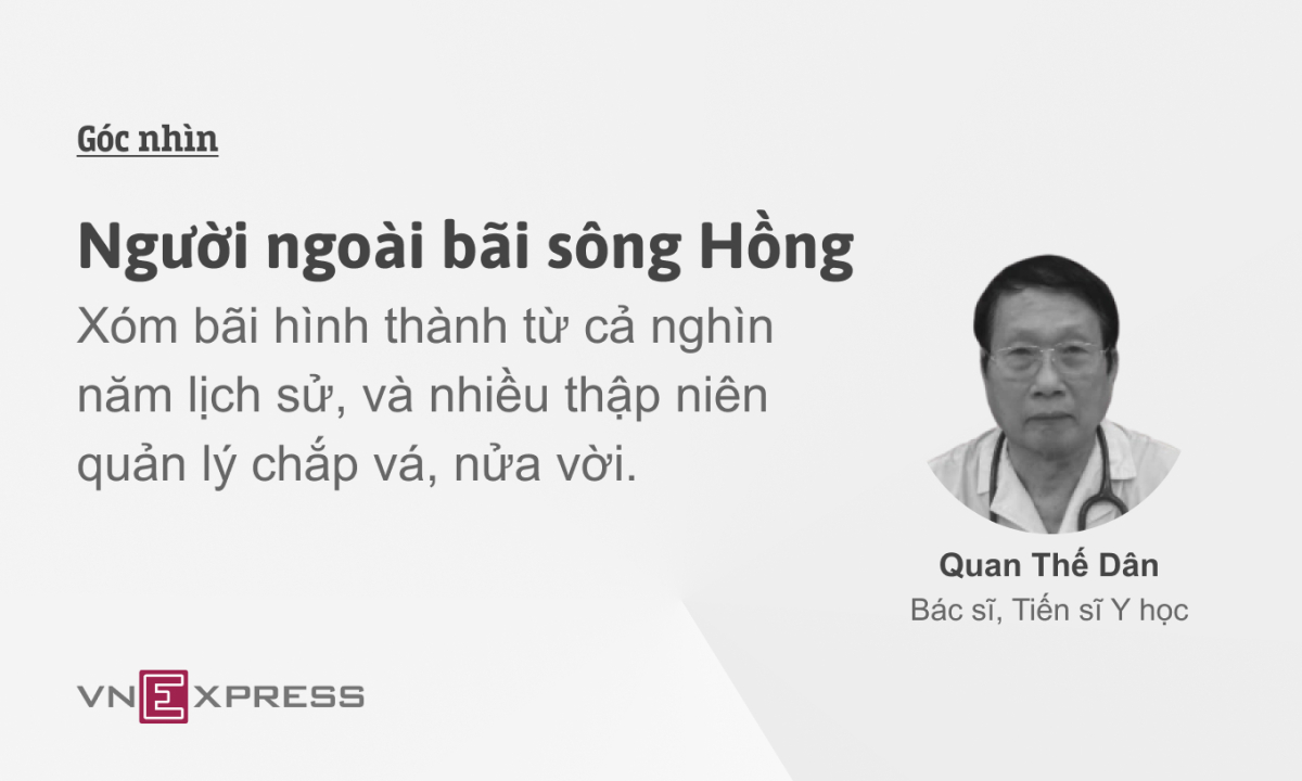Người ngoài bãi sông Hồng