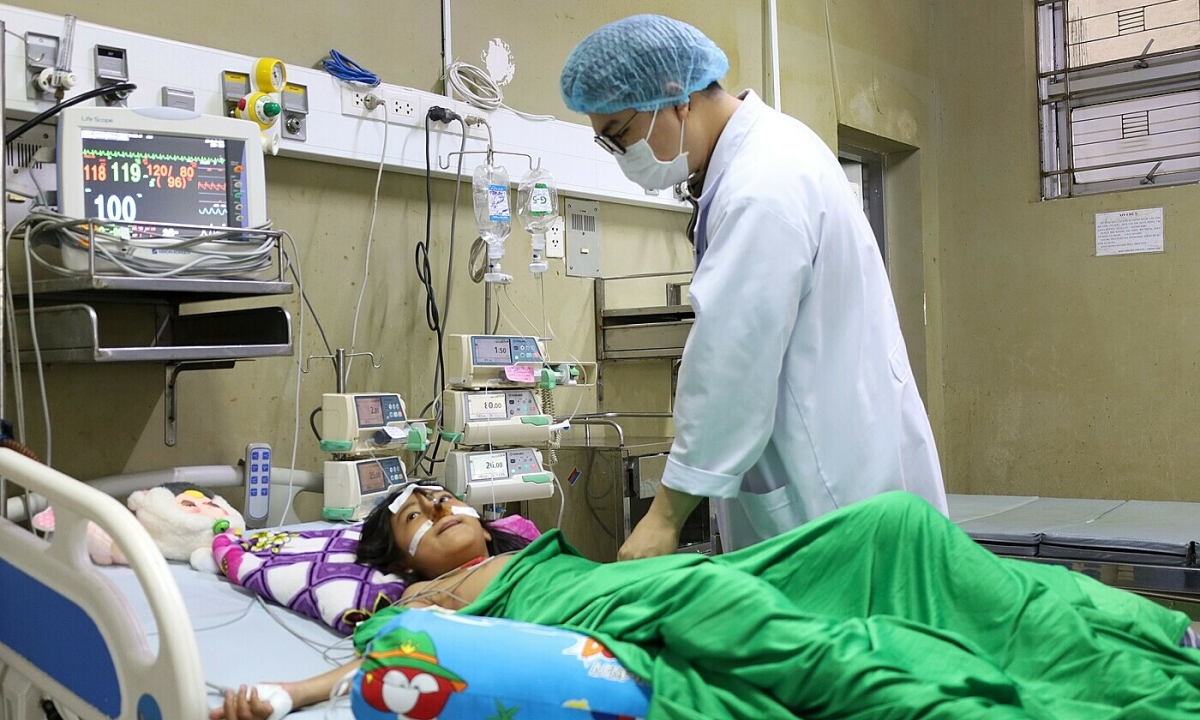 Bé gái 10 tuổi bị ong vò vẽ đốt hơn 70 vết gây phản vệ nặng