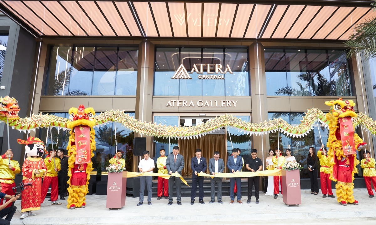 Khai trương sales gallery và nhà mẫu dự án Atera Central