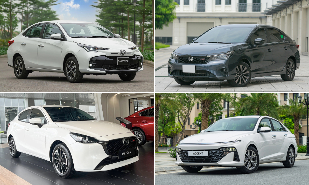 Xe gầm thấp bán nhiều nhất tháng 4 - Toyota Vios giữ 'phong độ'