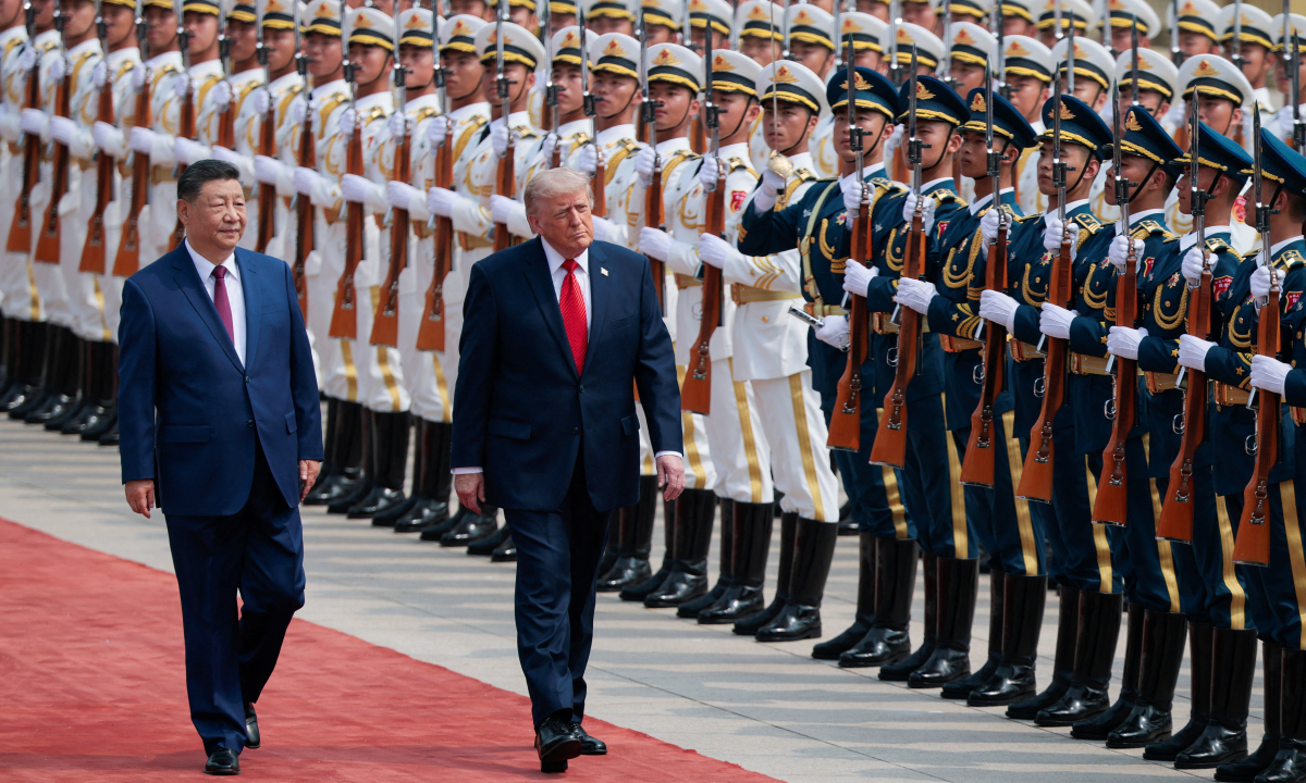 Trung Quốc bắn 21 loạt đại bác chào đón Tổng thống Trump
