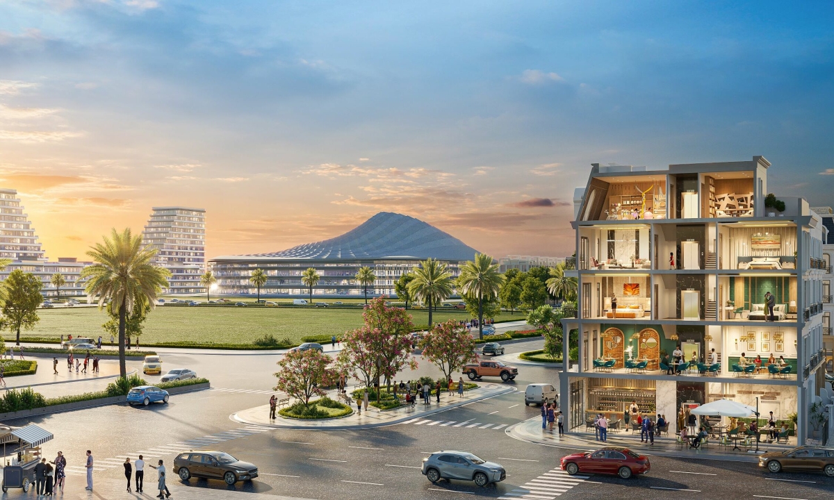 Ra mắt dãy shophouse đẹp nhất dự án Hoang Huy New City