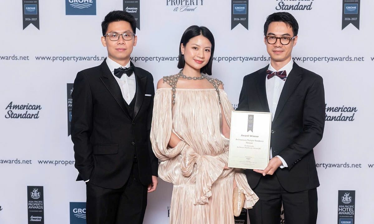 The Komorebi thắng giải kiến trúc tại Asia Pacific Property Awards 2026