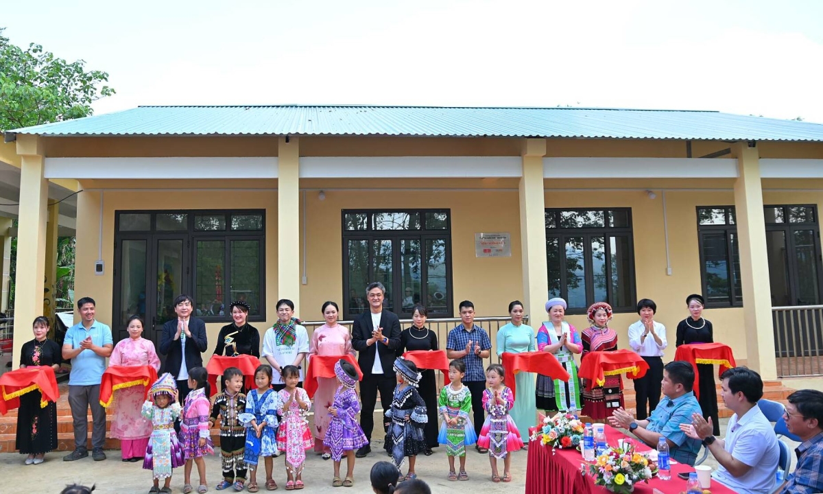 Quỹ Hy vọng bàn giao hai điểm trường mới