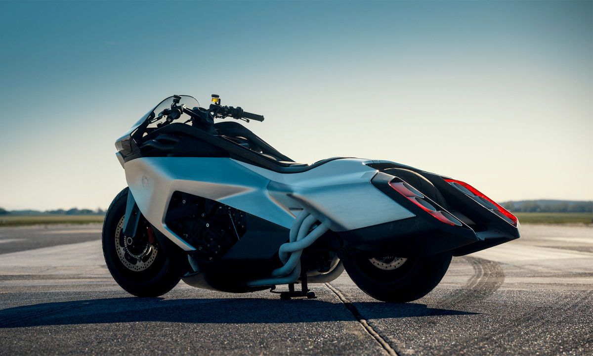BMW Motorrad Vision K18 Concept: siêu môtô cảm hứng máy bay tàng hình