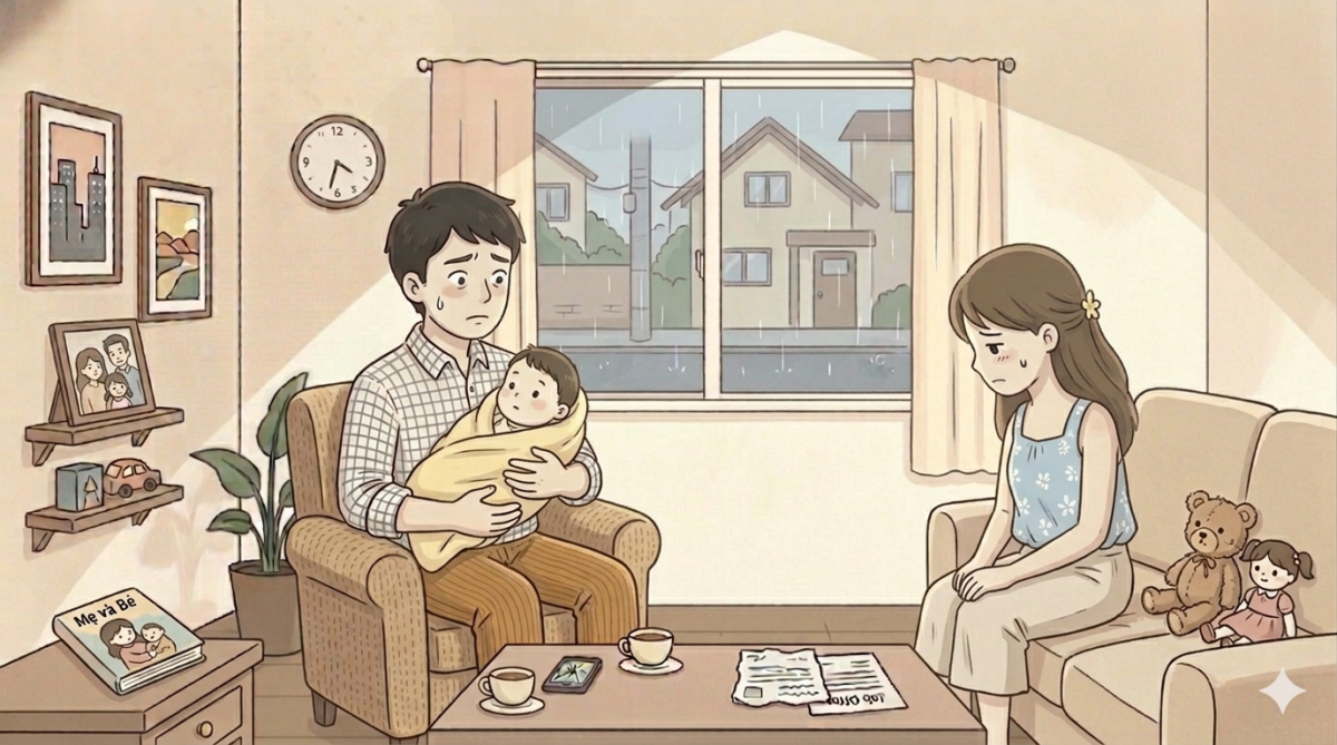 Có con 6 tháng mới biết bạn gái từng có chồng và con gái 4 tuổi
