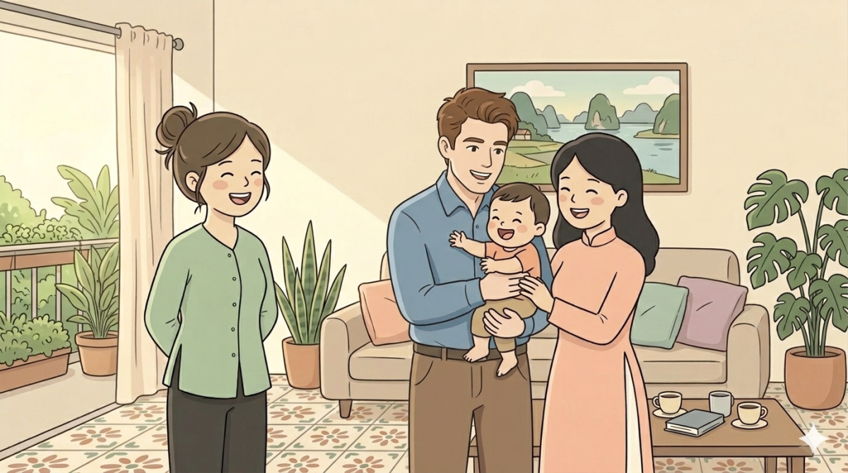 Tôi tổ chức sinh nhật con cùng chồng cũ nhưng không đăng ảnh lên mạng
