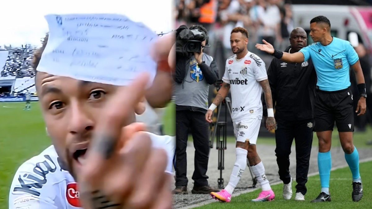 Neymar phản ứng khi bị trọng tài thay nhầm