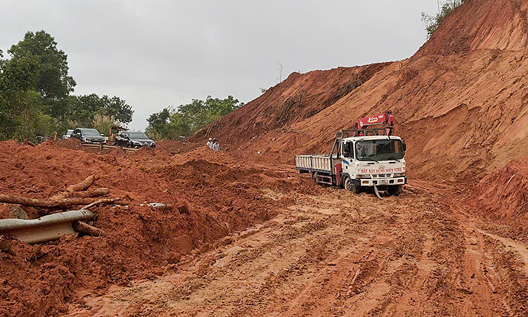 Đóng đèo Gia Bắc trên tuyến Phan Thiết đi Đà Lạt để khắc phục sạt lở