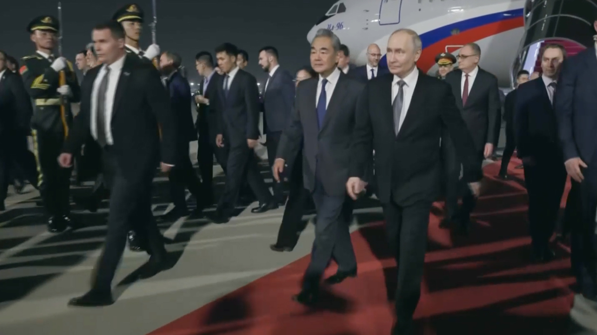 Tổng thống Putin đến Trung Quốc
