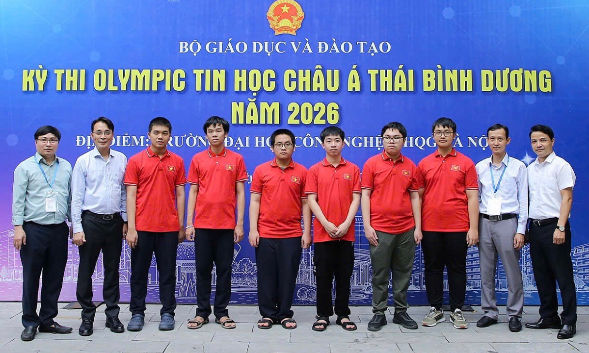 Học sinh Việt Nam vào top 2 Olympic Tin học châu Á