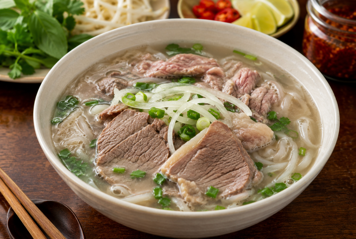 Quán phở 'ruột' của tôi sáng nay nước đục ngầu