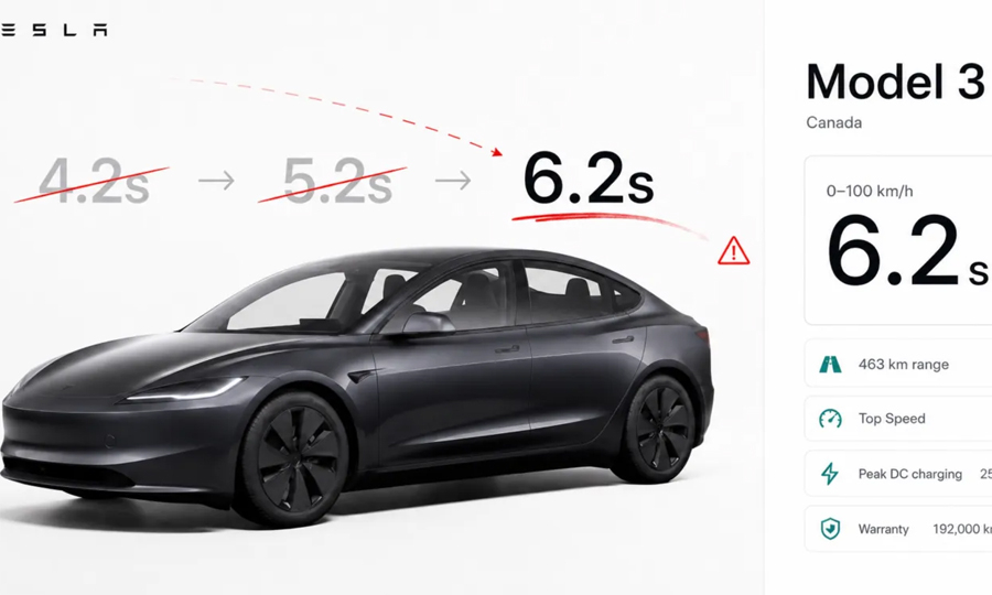 Tesla liên tục sửa thông số của xe điện